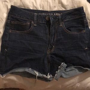 American Eagle dark wash shorts size 6